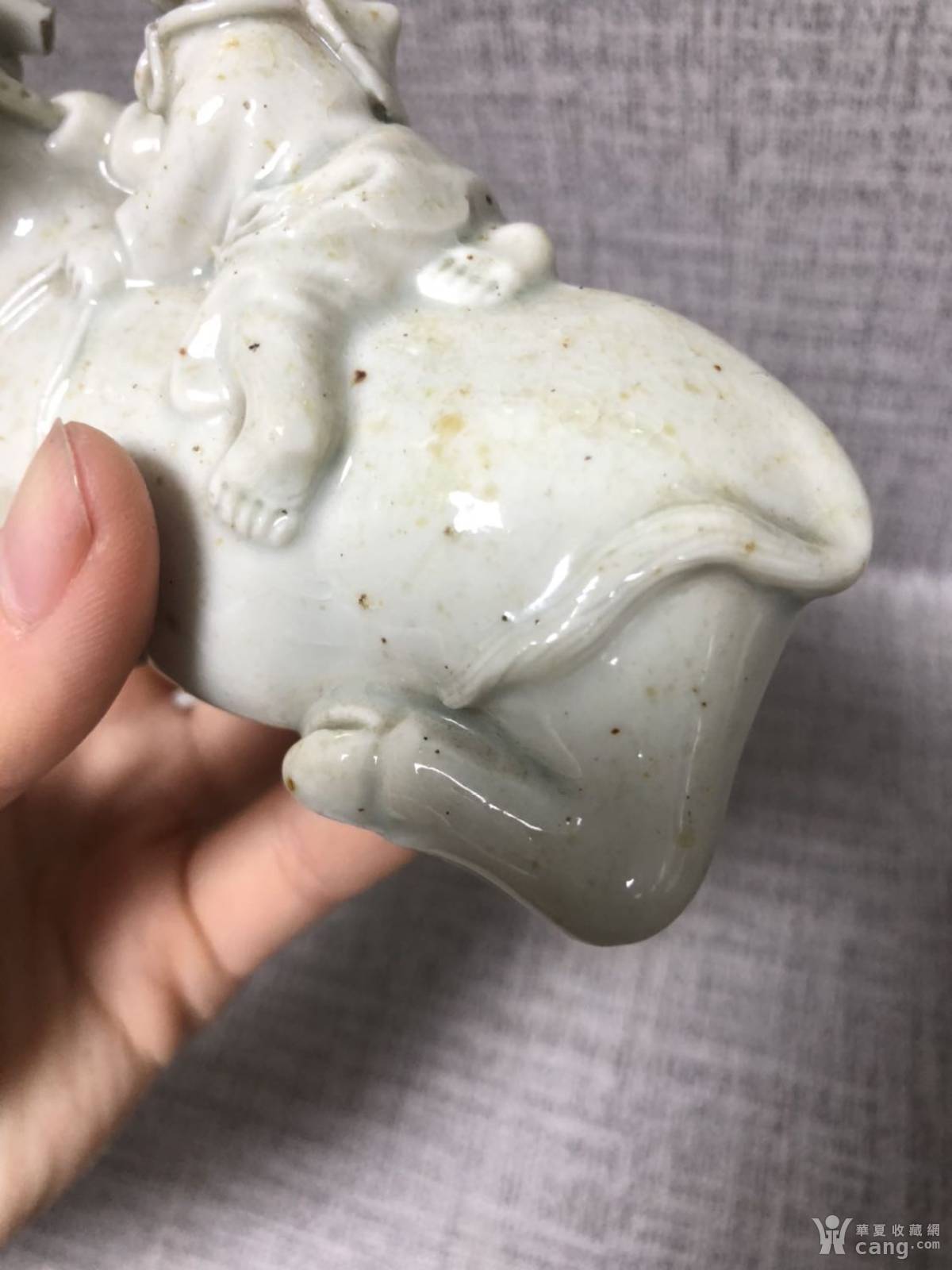 清代德化窑牧童骑牛