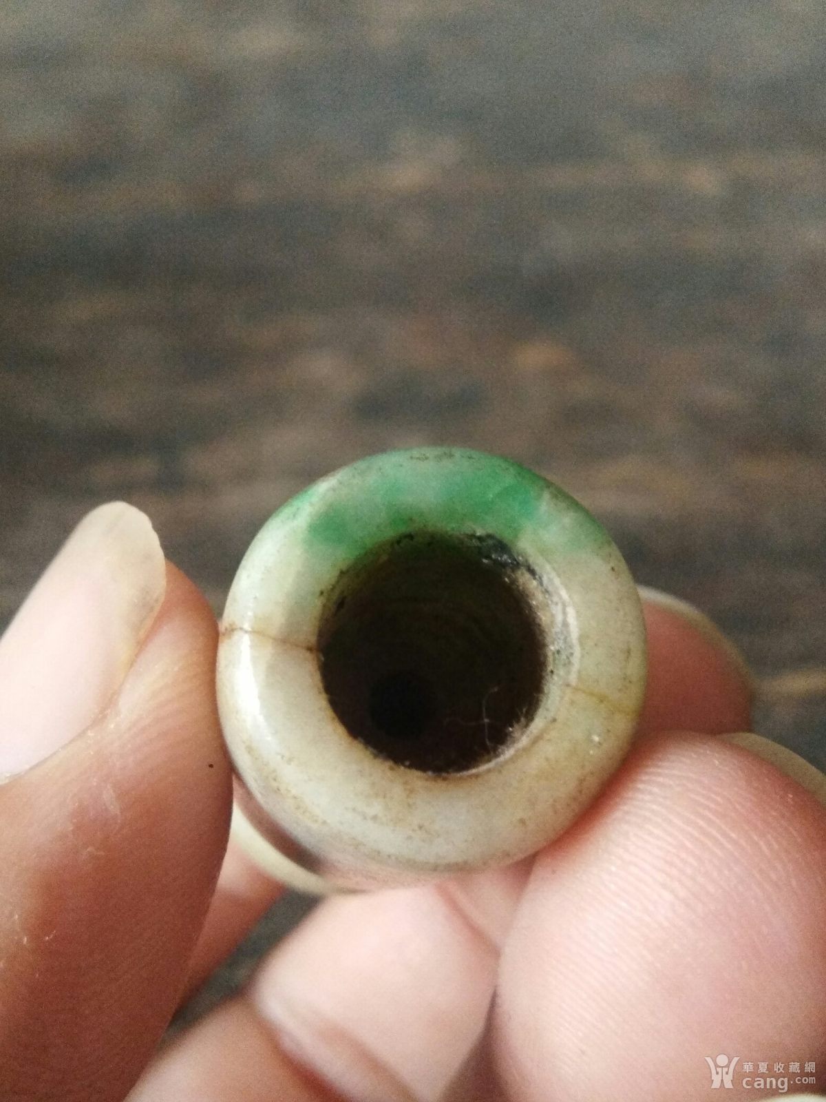 清代老翡翠烟嘴儿