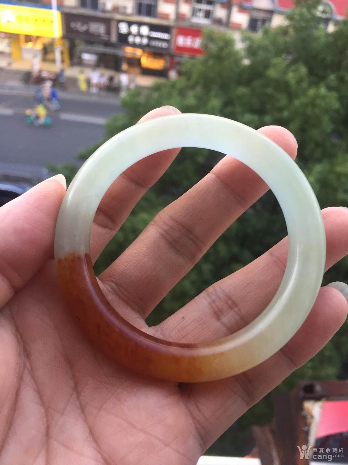 翡翠红翡手镯