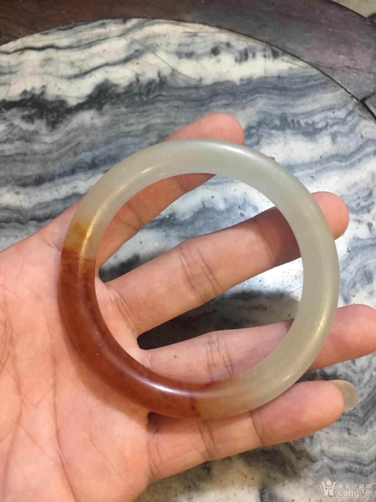 翡翠红翡手镯