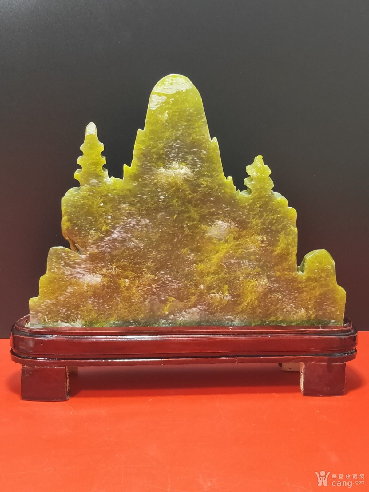 招财蓝田玉靠山石摆件(kkaawqsh)