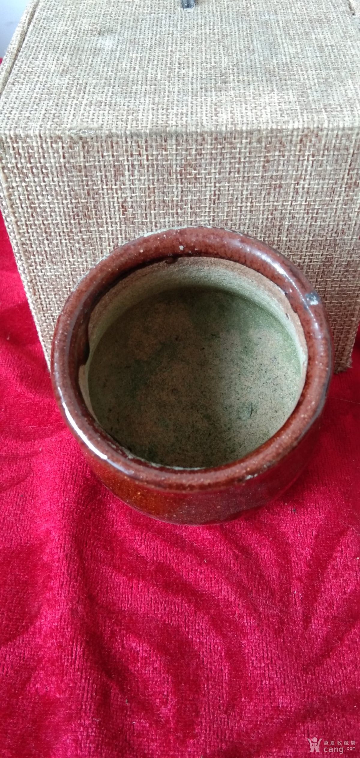 糖红玻璃釉枇杷尊 - 高古 - 瓷器 - 华夏收藏网