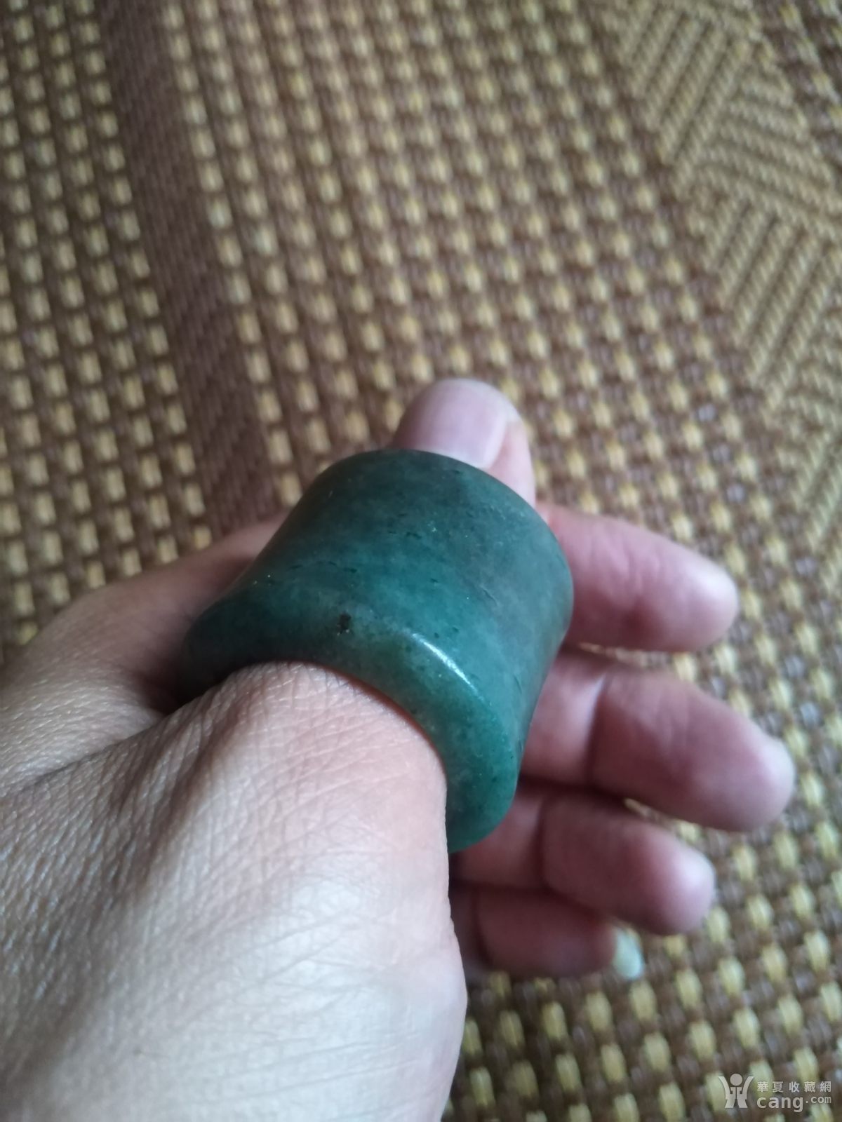 玉器 明清 古玉扳指一枚