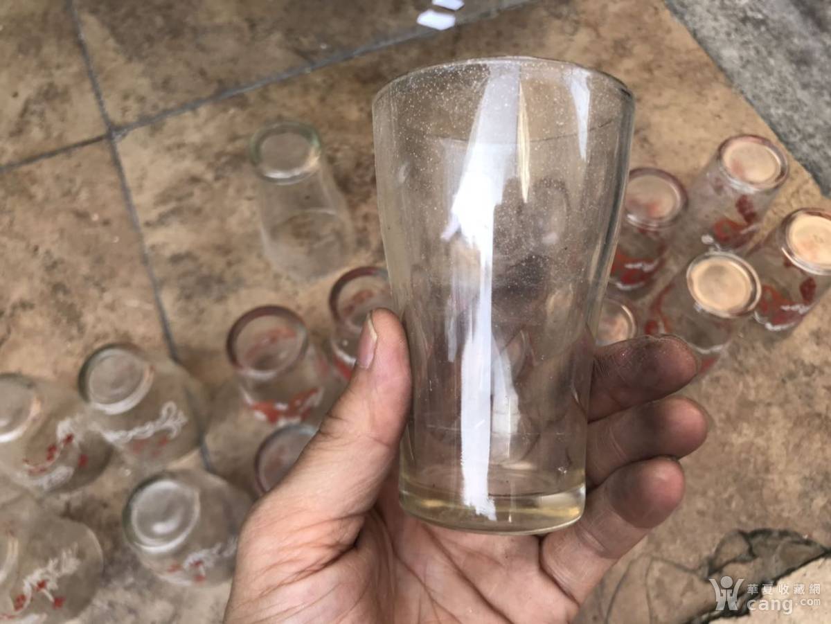 18只老玻璃杯_地摊交易_华夏收藏网