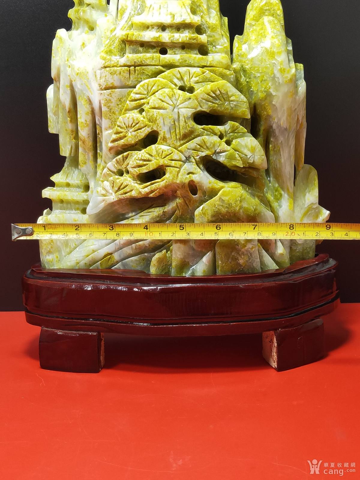 招财蓝田玉靠山石摆件(kkaawqh)