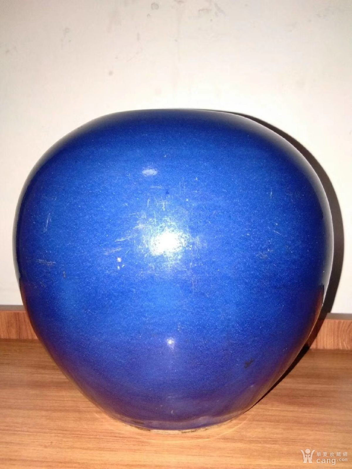 清代霁蓝釉罐子,茶叶罐全品