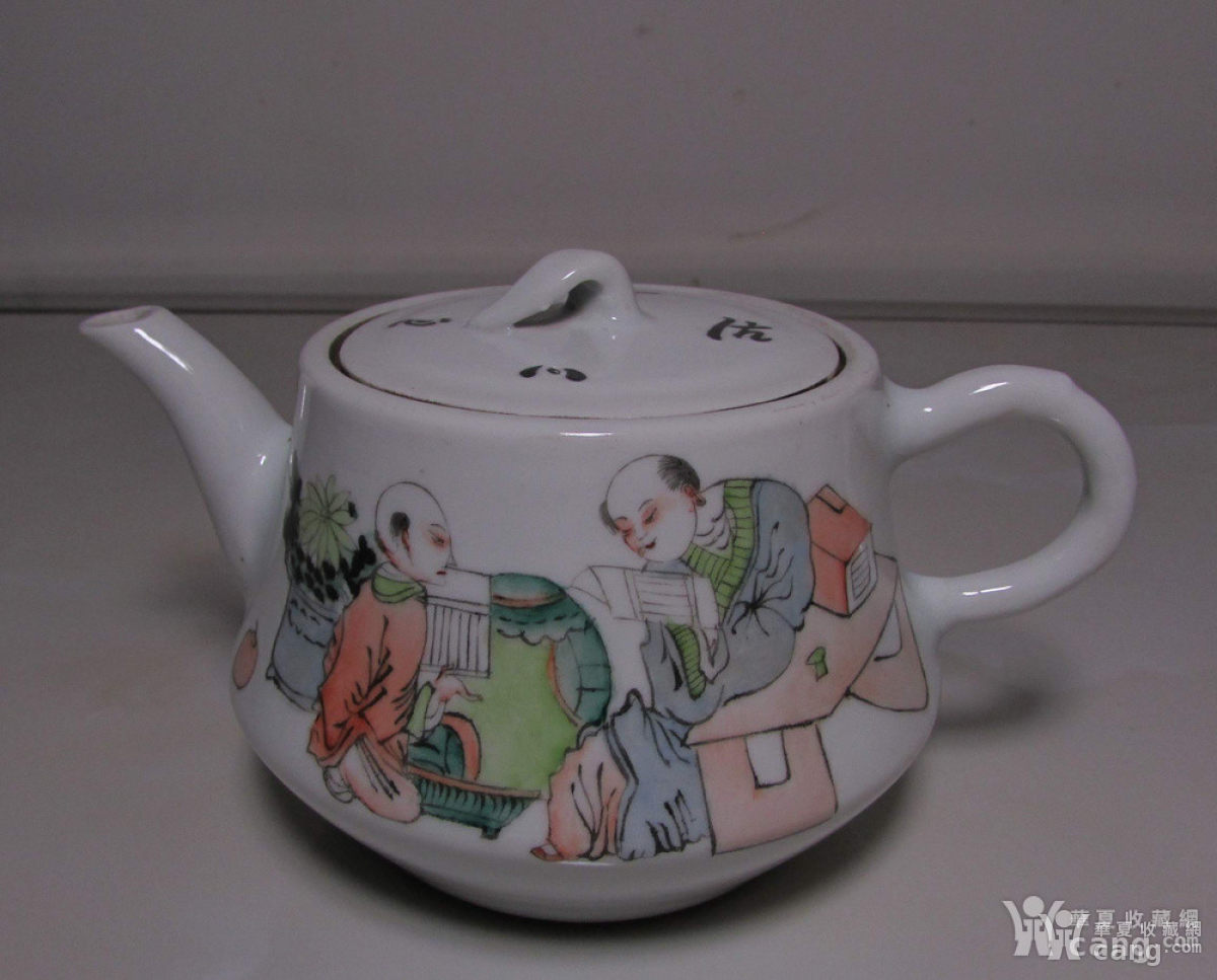 大名家汪永泰 浅绛彩茶壶 - 民国 - 瓷器 - 华夏收藏网