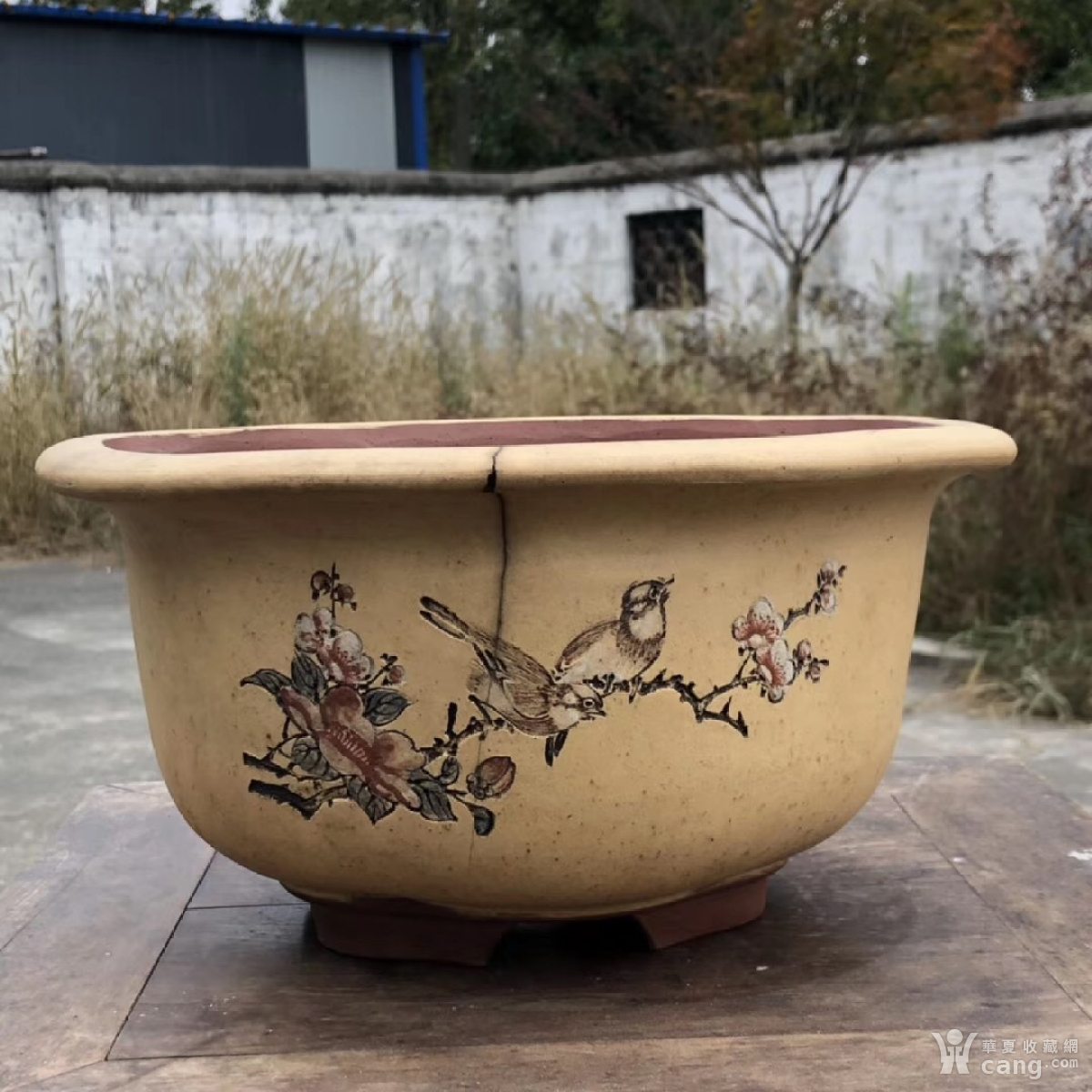 解放初期 名家.陶工 紫砂花盆