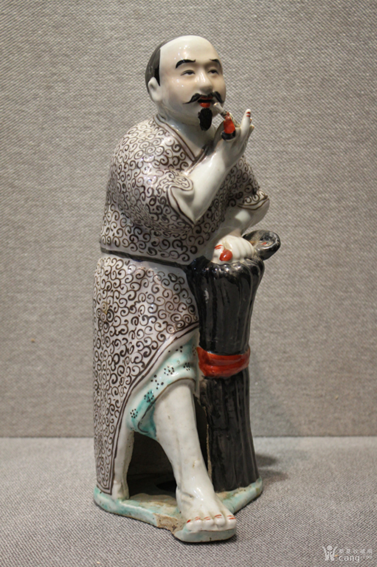 瓷器 民国 民国渔翁瓷塑摆件 安全提示为保障您的利益,请在平台下完成
