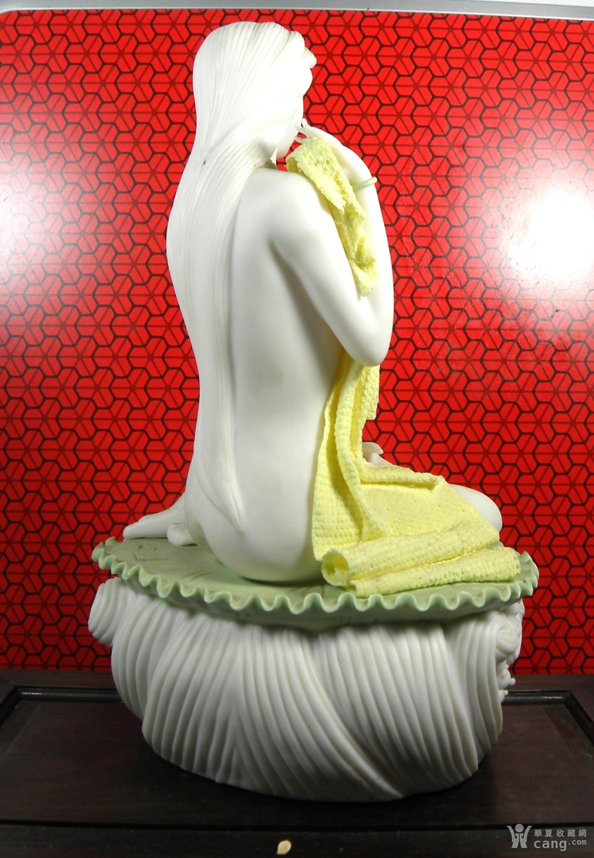 出浴●-陈建国大师经典作品-■-稀少 品种:雕塑瓷/瓷雕-雕塑瓷/瓷雕