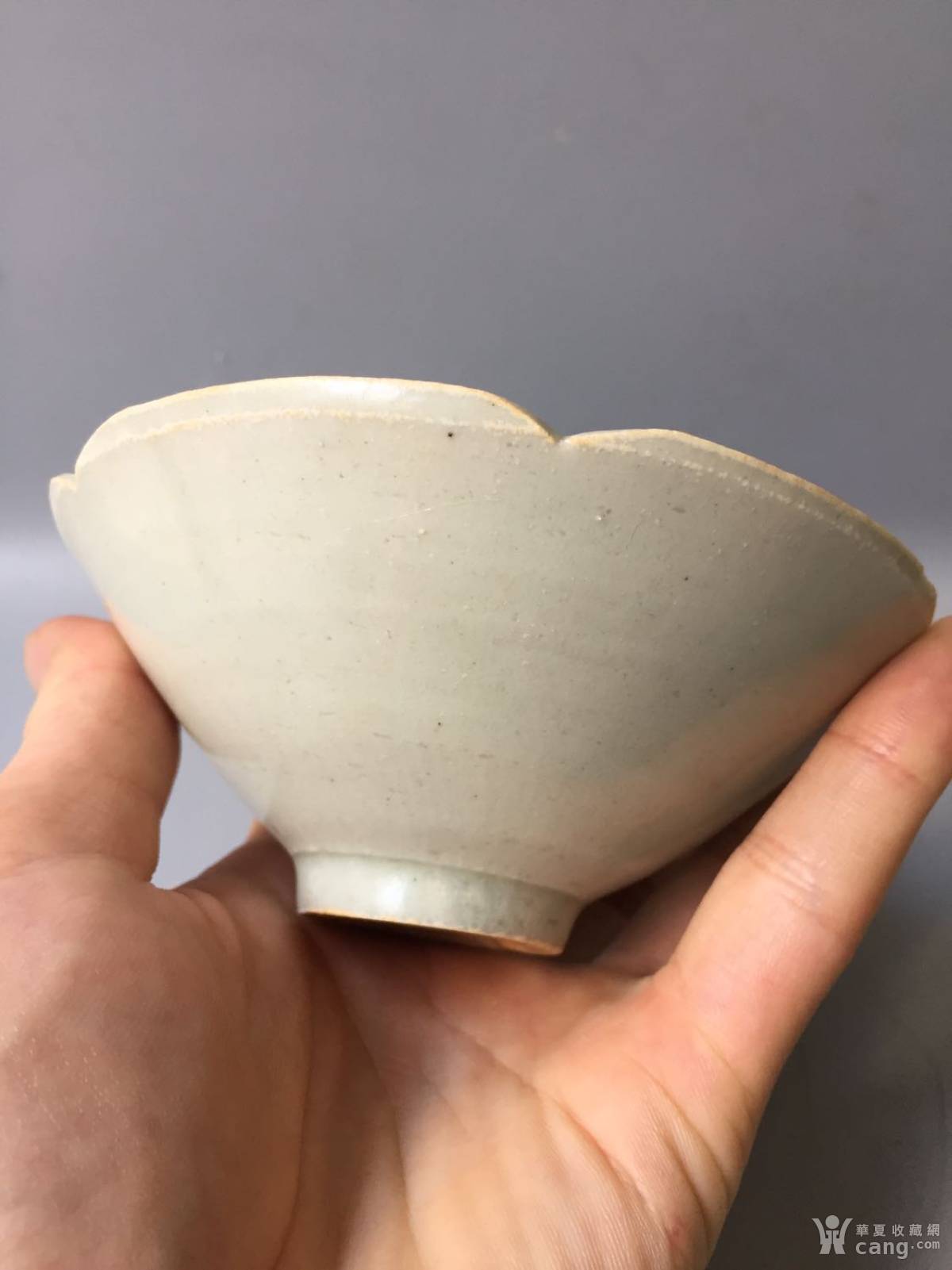 买对会场 宋湖田窑鸡心斗笠盏