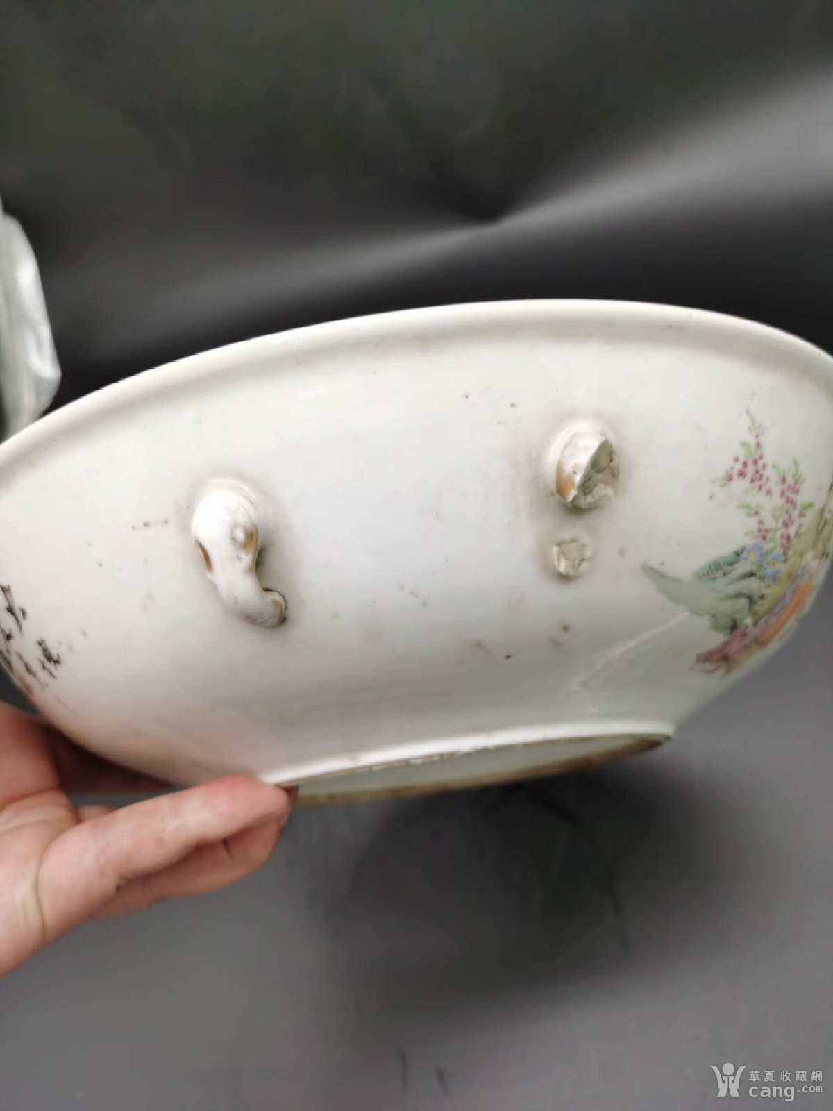 民国名家罗仲林款人物汤盆