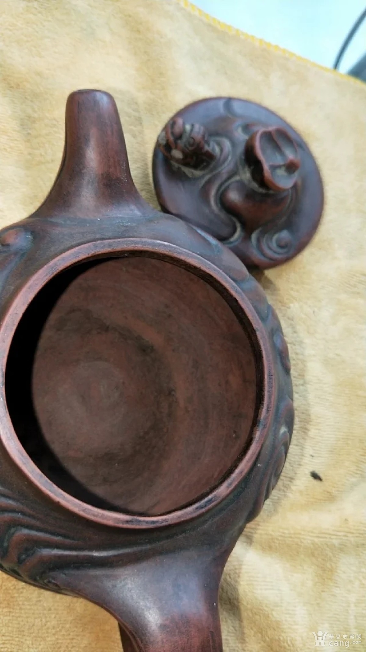 陈明远紫砂壶18/12cm品相如图包老很有收藏价值.