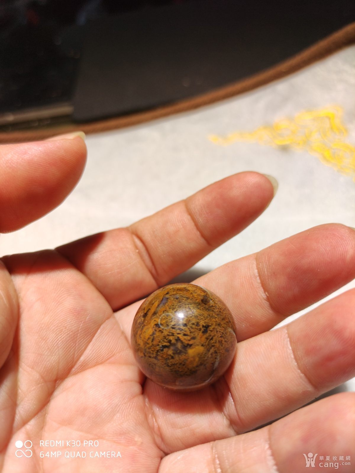 天然南流江草花玛瑙