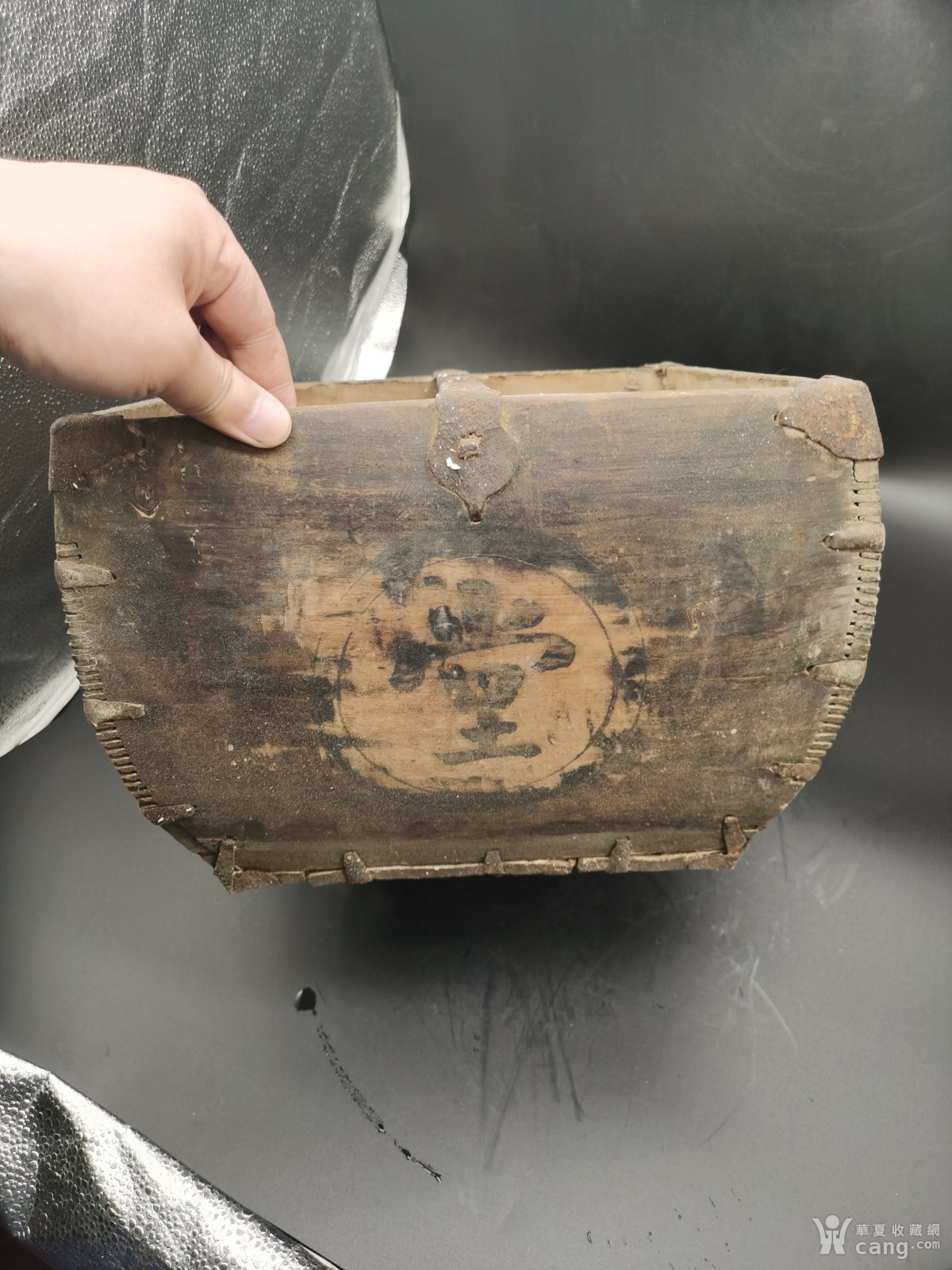 清代老堂名款木斗