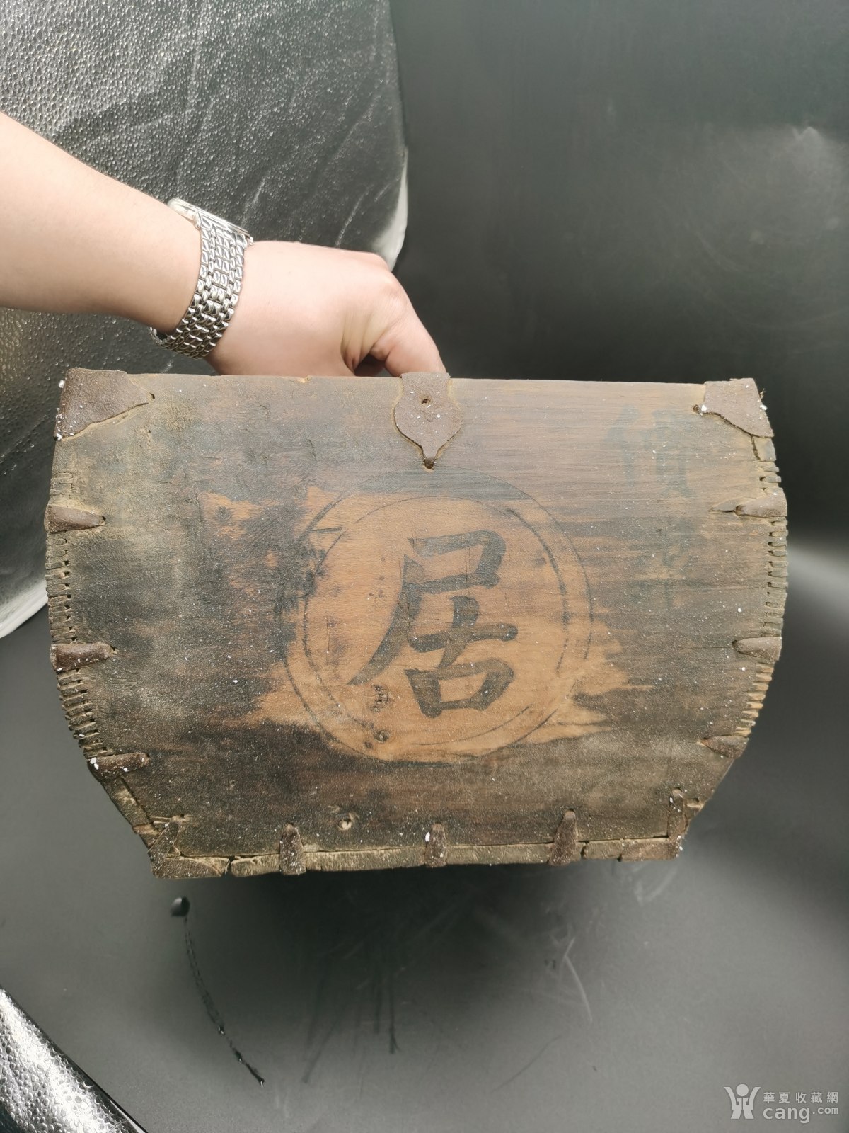 清代老堂名款木斗