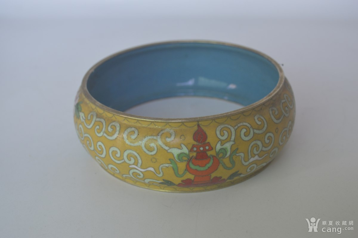 铜胎掐丝珐琅彩环