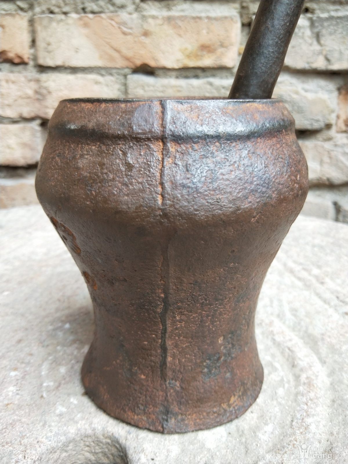 精品高年份老铁器捣药罐