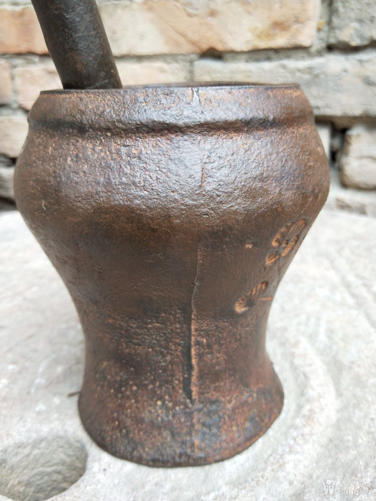 精品高年份老铁器捣药罐