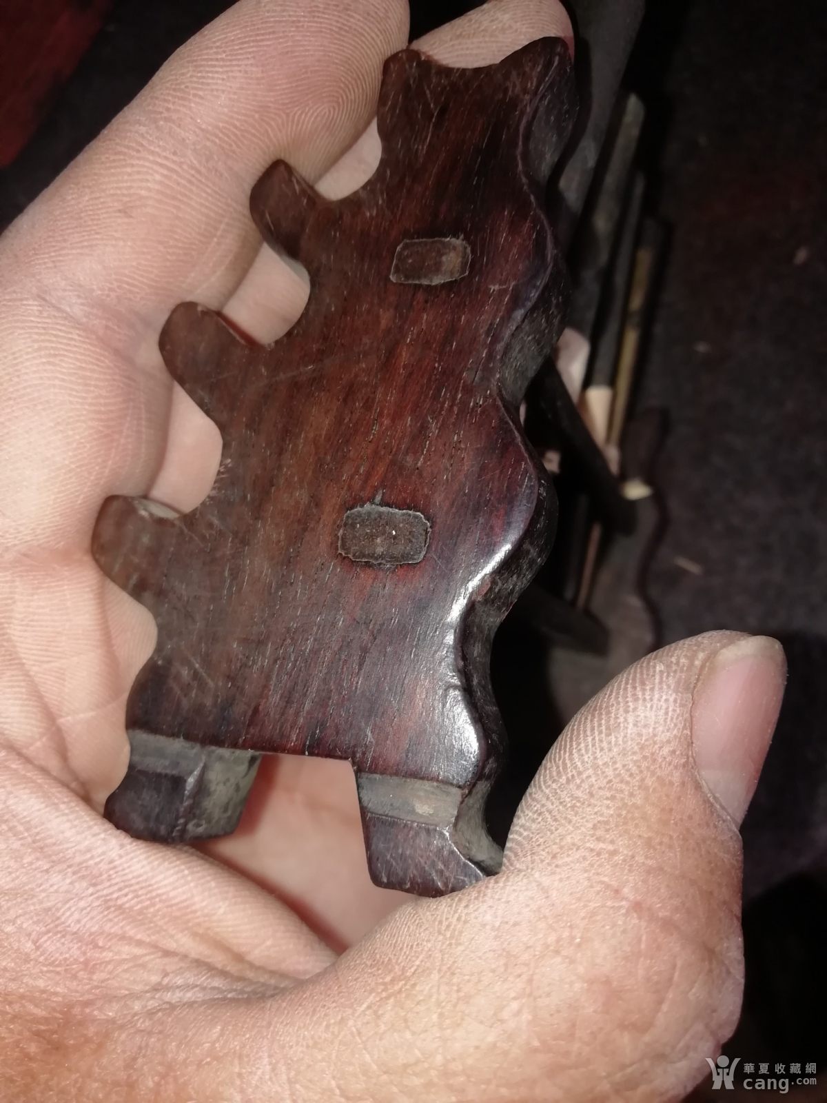 文房精品老红木笔架识货的拿