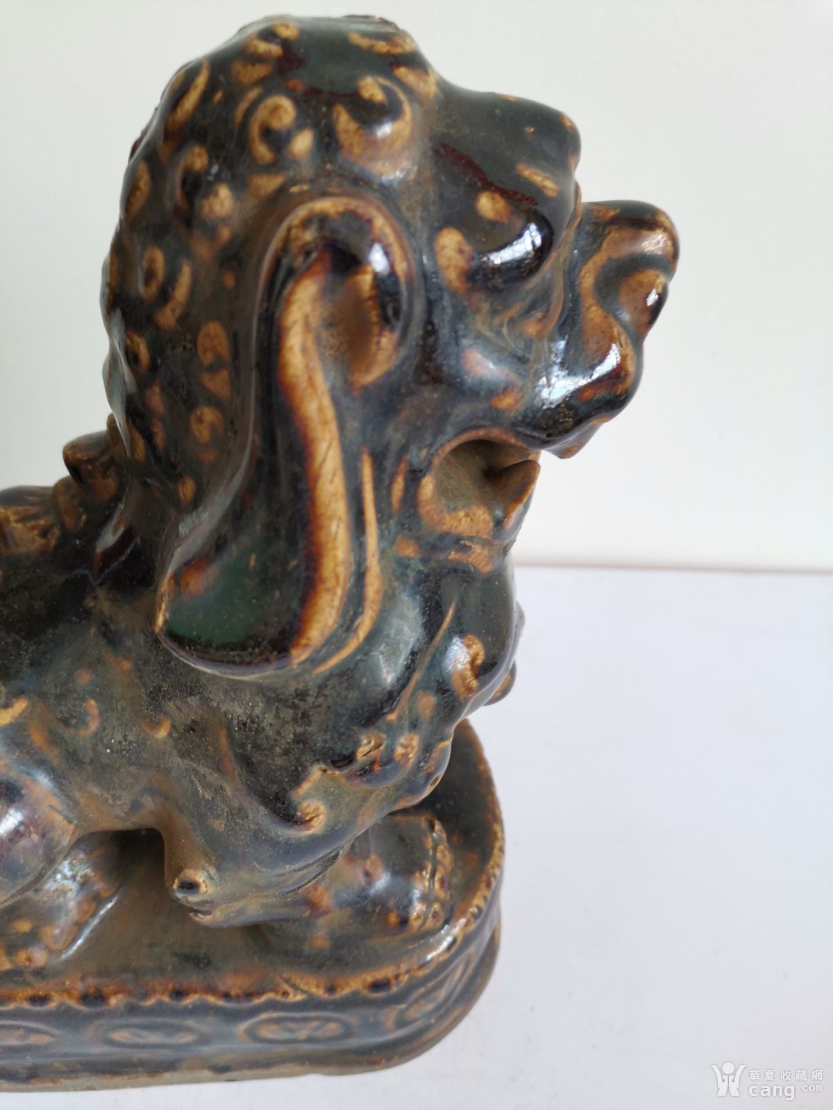 仿古工艺品 瓷器 清代磁州窑狮子