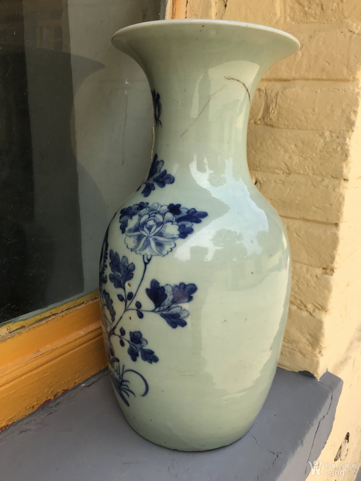 清代青花赏瓶.富贵白头.150件