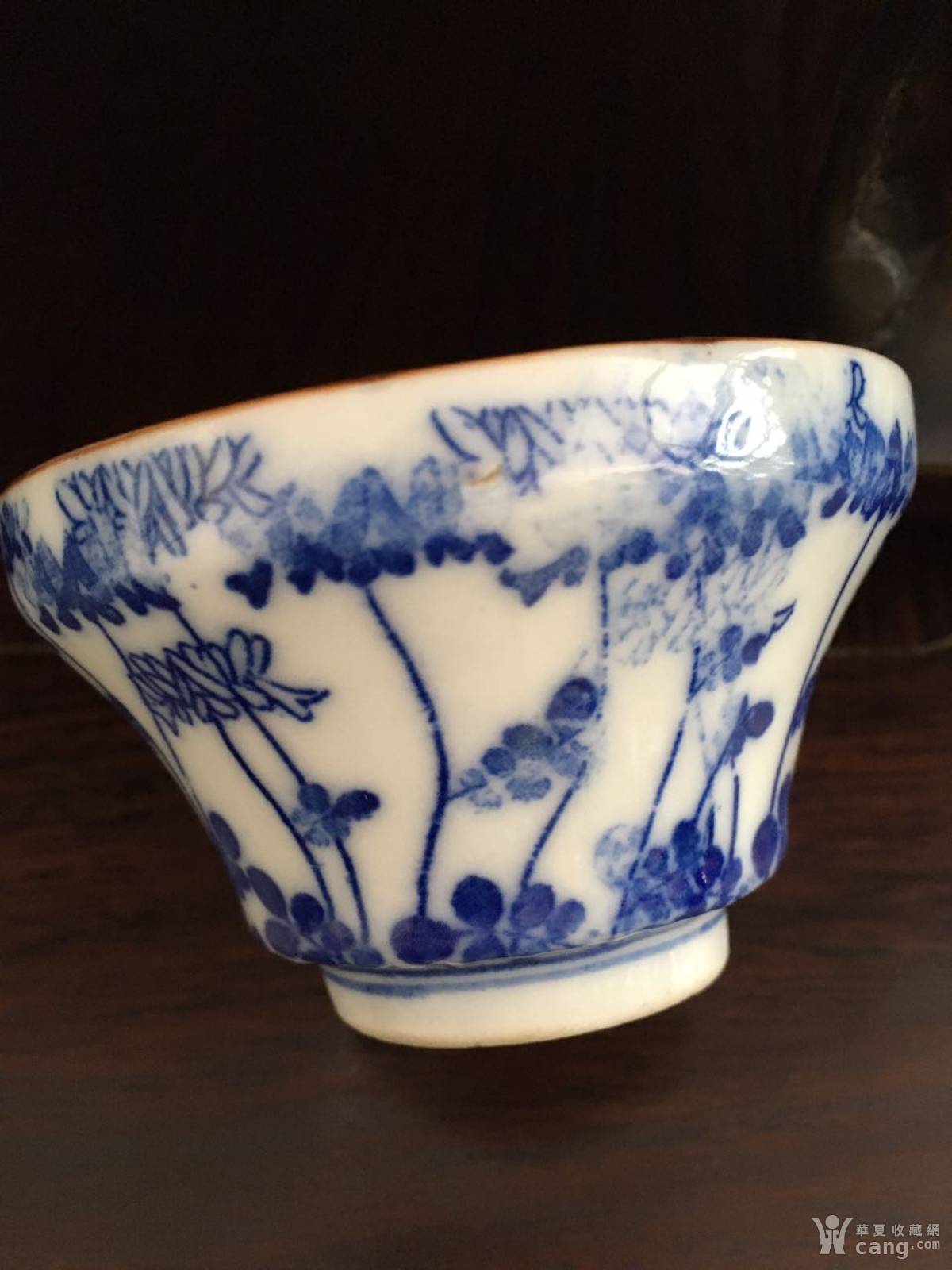 日本回流老青花茶碗