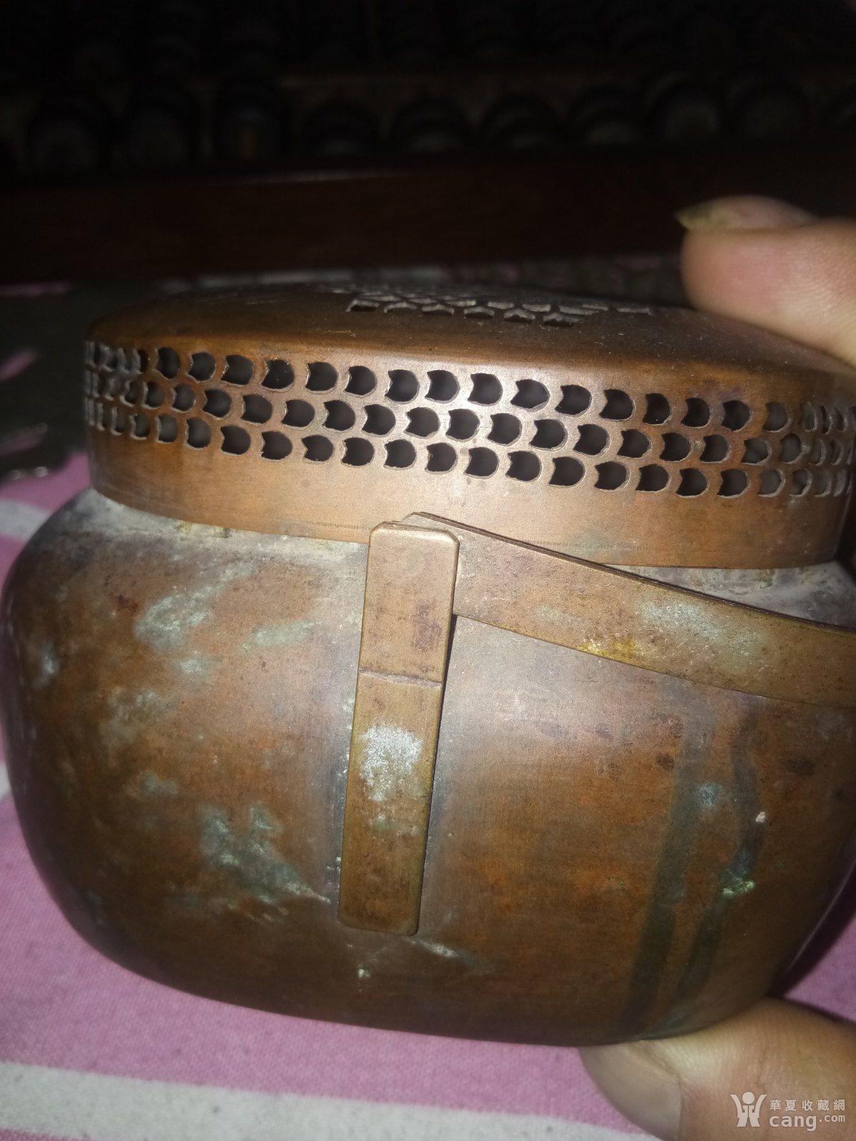 清代紫铜手炉