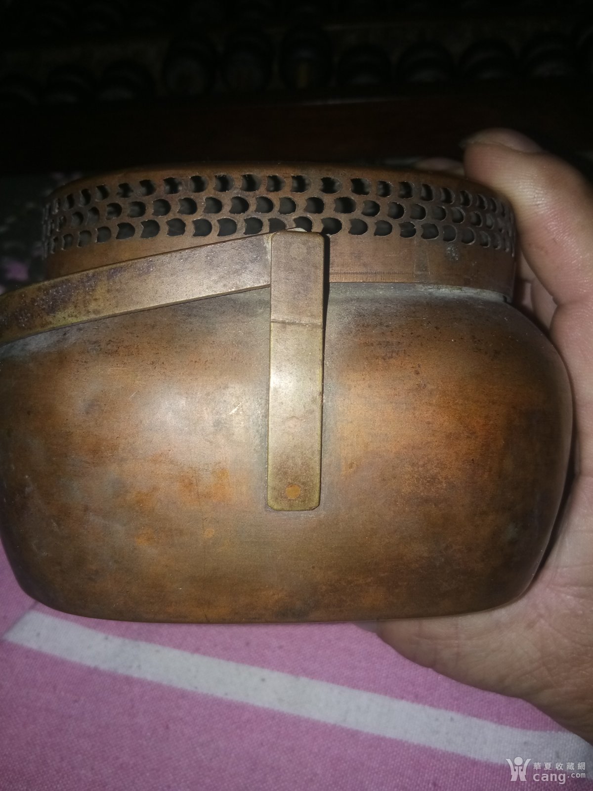 清代紫铜手炉