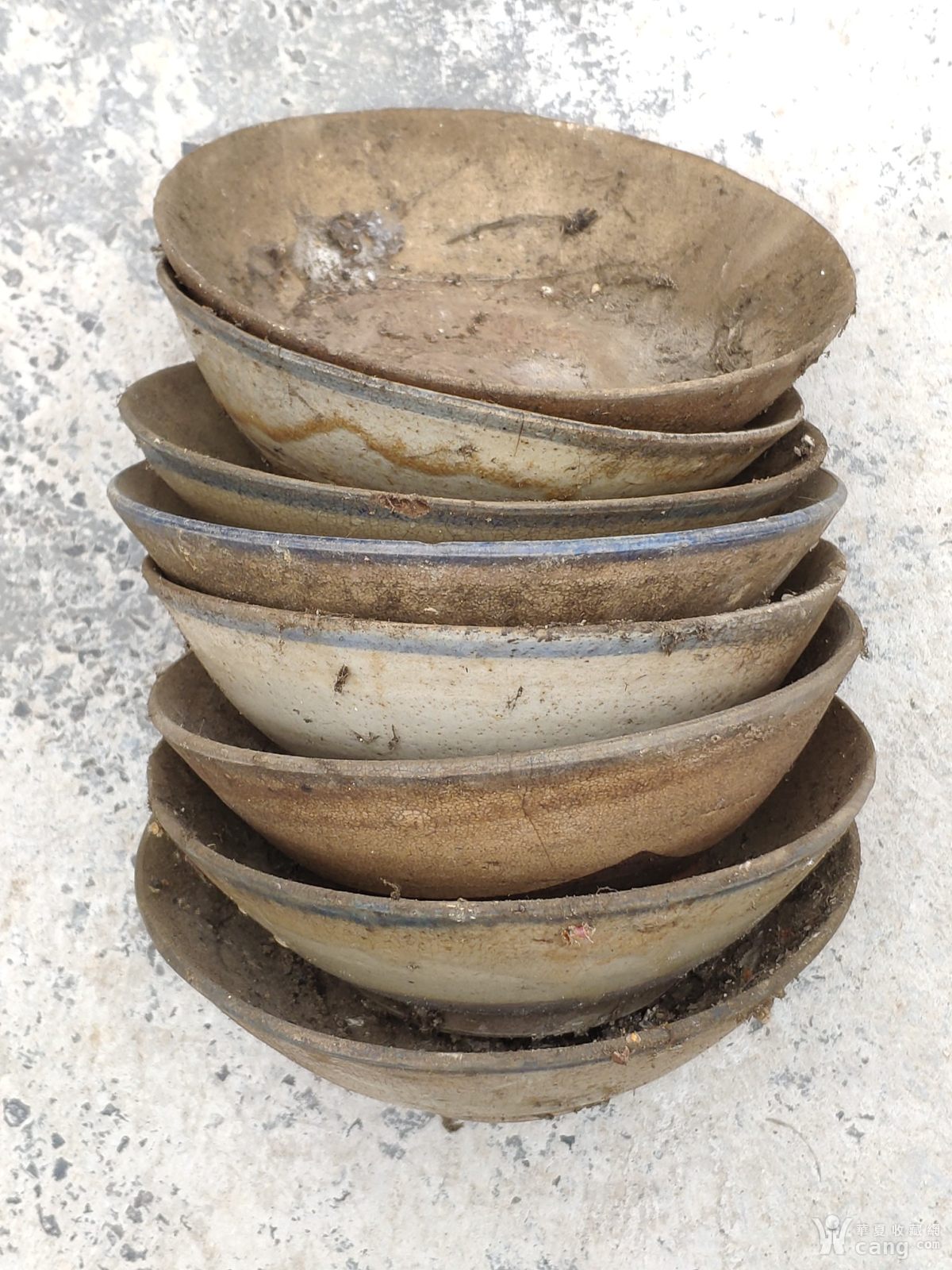 民国老土碗茶碗酒碗8个