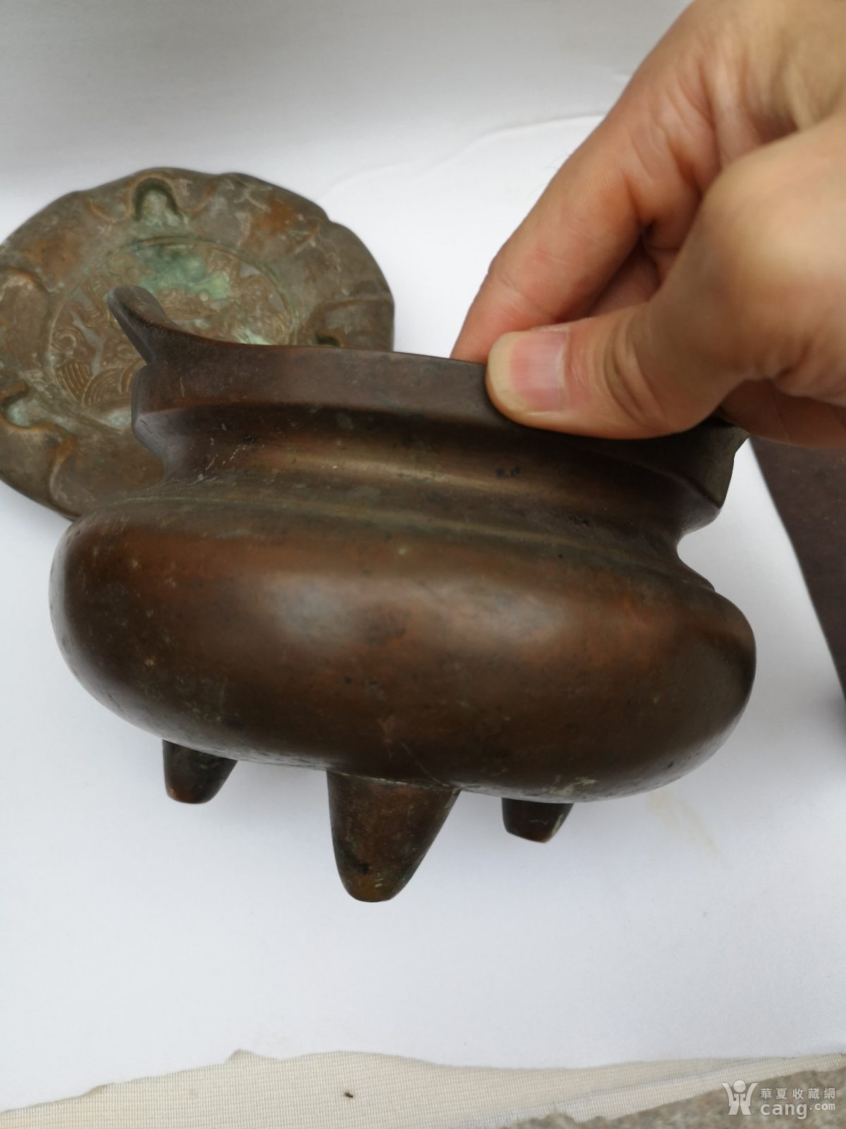 民国时期铜香炉 宣德炉