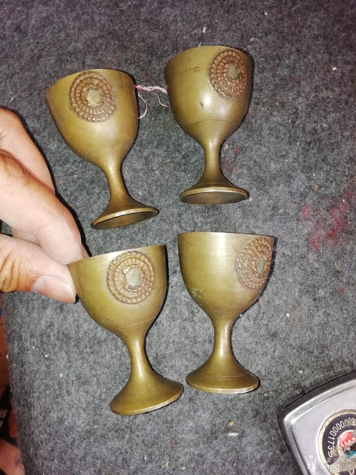 老铜酒杯四个识货的拿