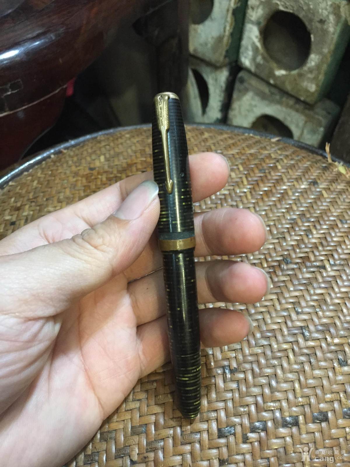 民国派克k金钢笔