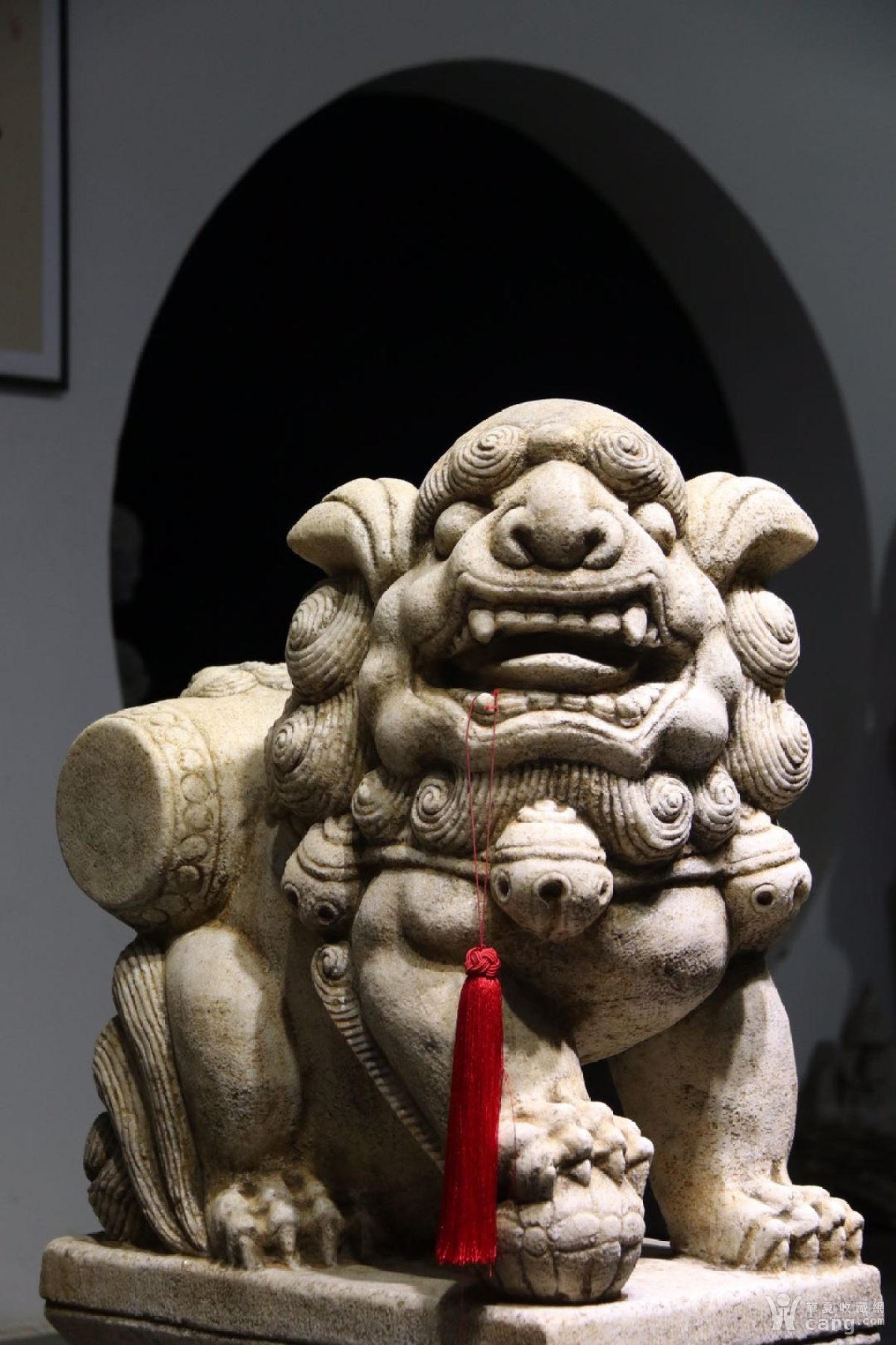 【豪宅庭院门狮