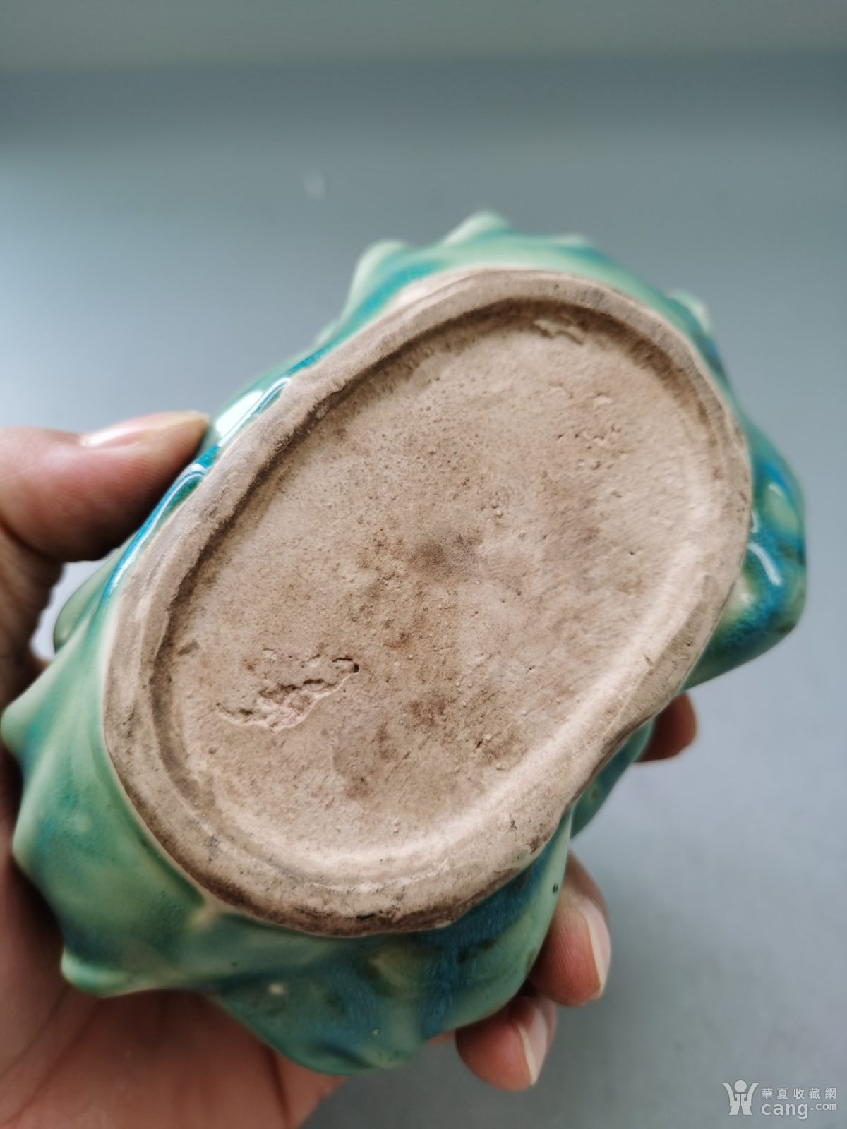 八十年代石湾窑螃蟹笔洗