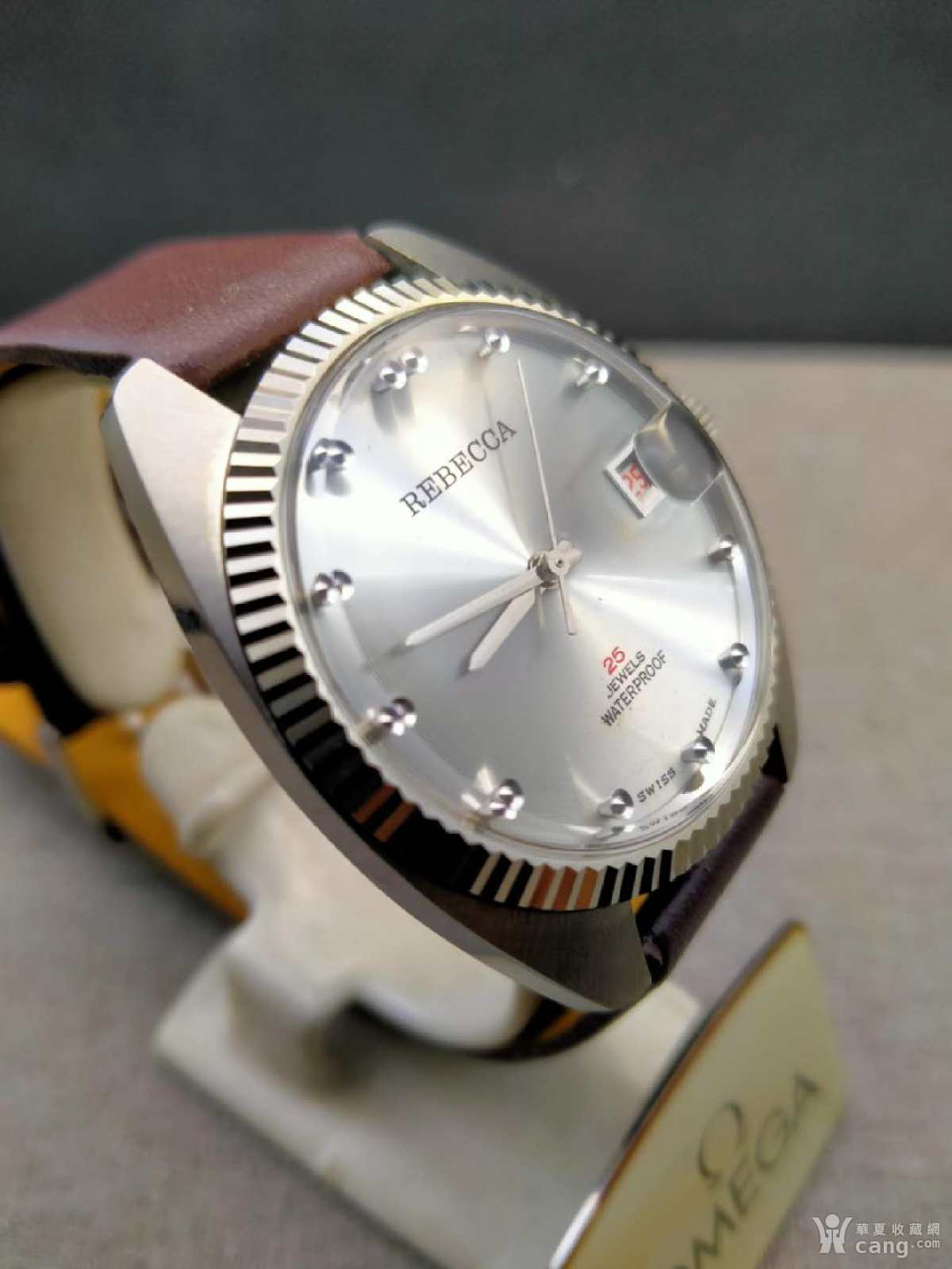 60年代库存表瑞士丽贝卡郎**手卷男士腕表