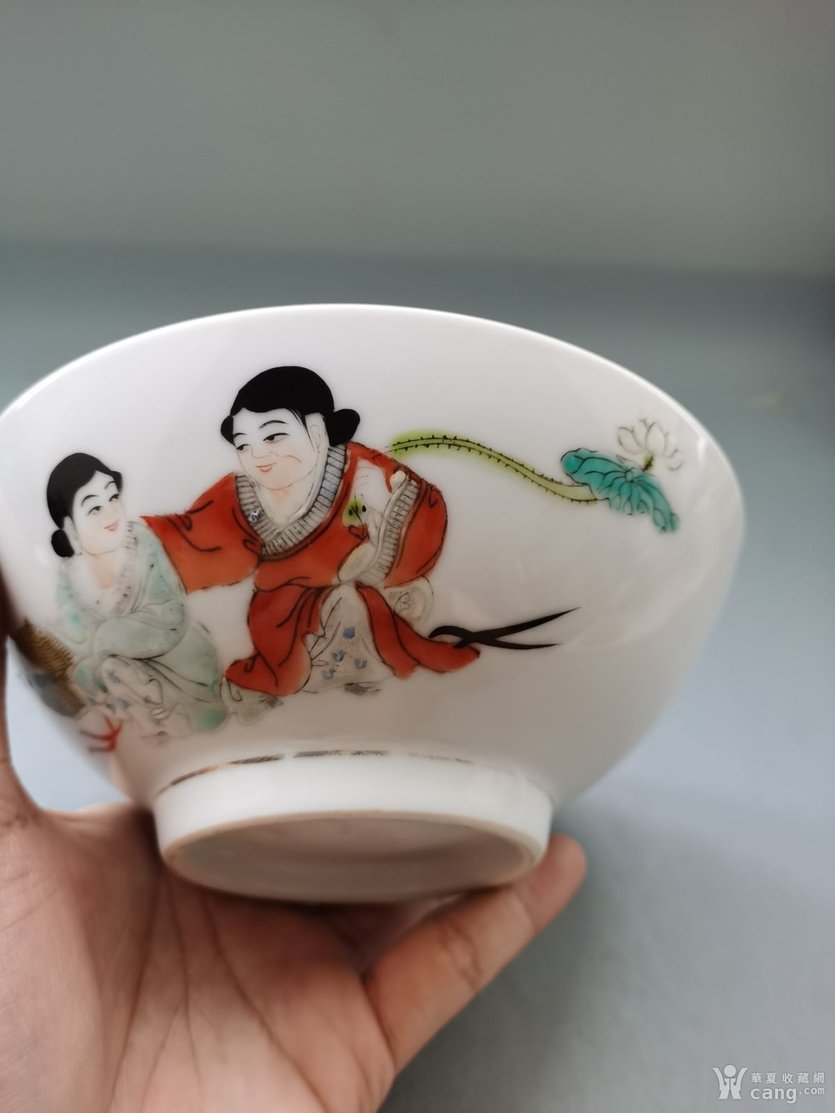 建国初和合二仙碗