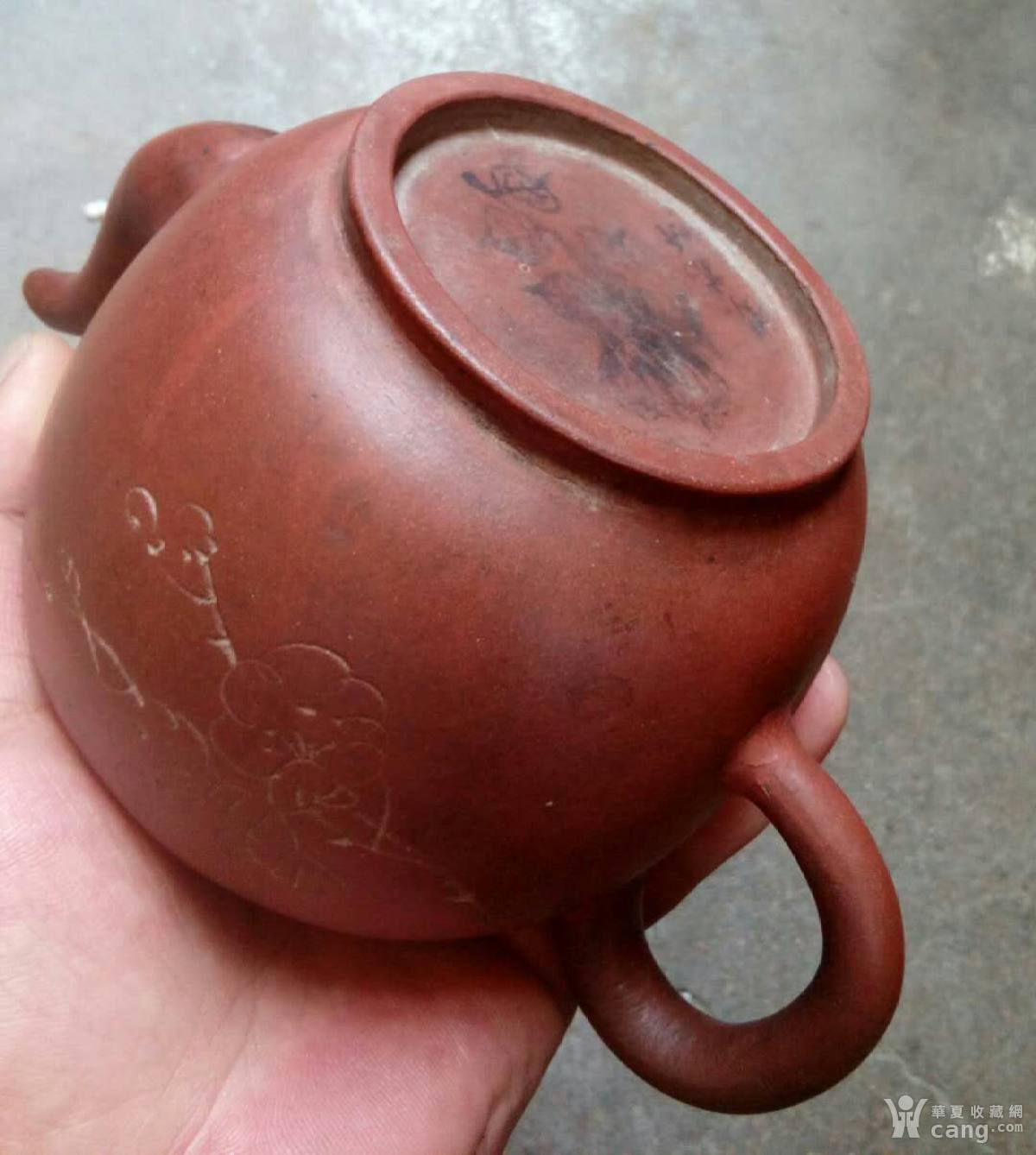 民国名家石如刻绘紫砂壶