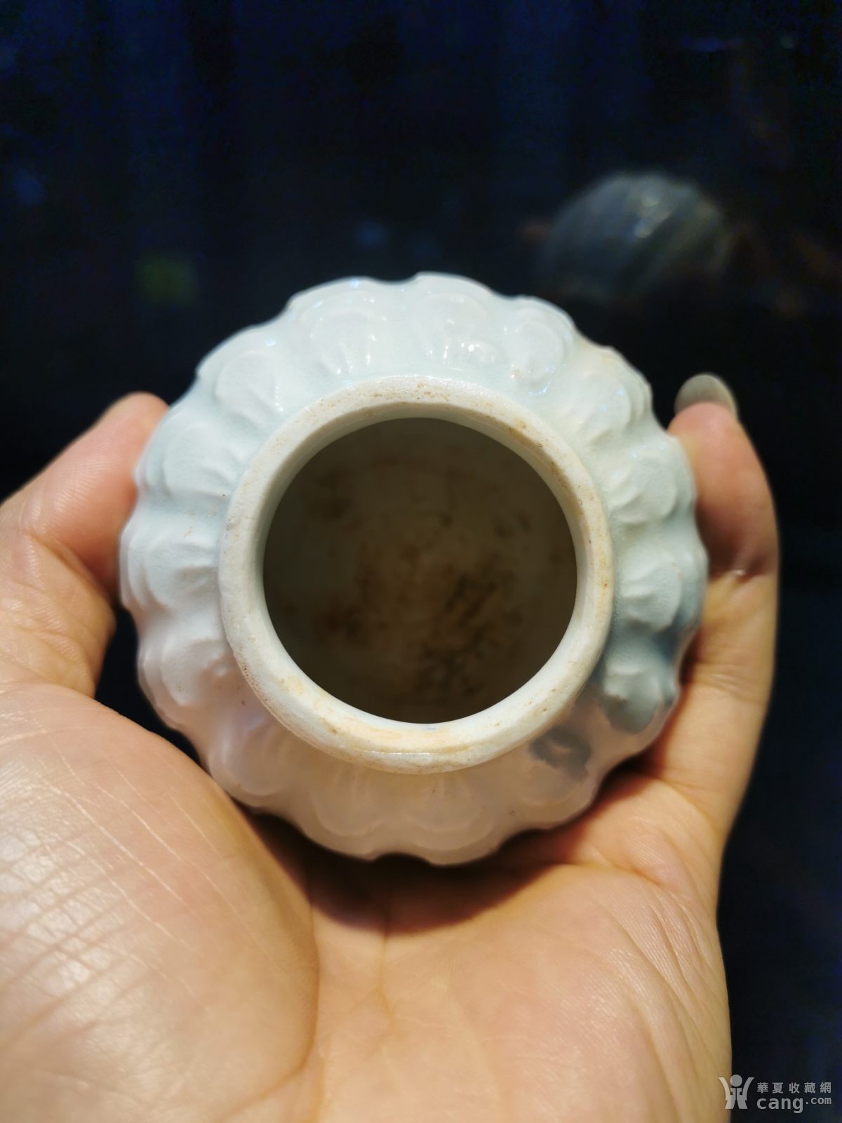 宋代影青鱼篓形文房美罐(湖田越窑岳州洪州定窑邢窑钧窑耀州龙)