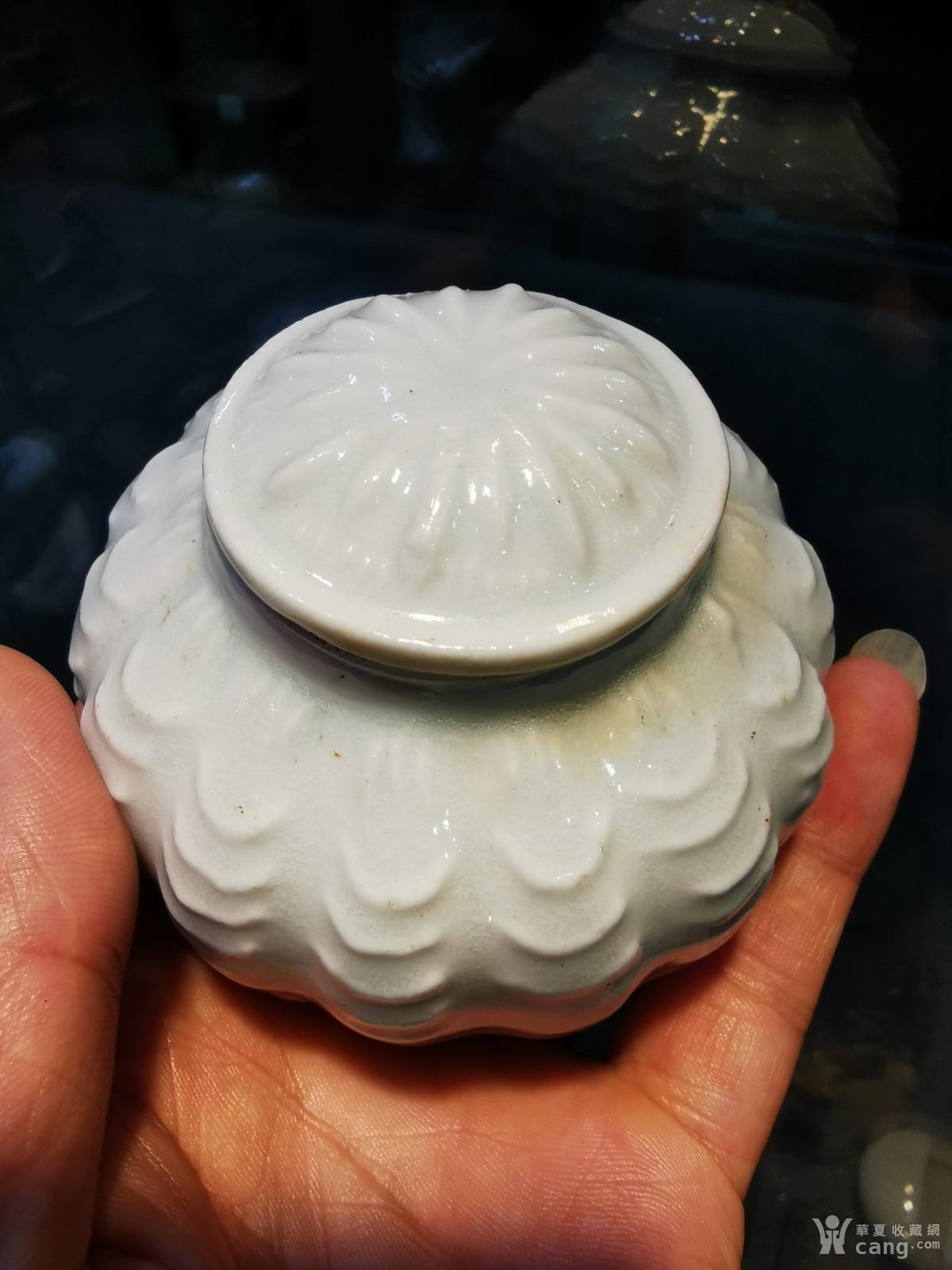 宋代影青鱼篓形文房美罐(湖田越窑岳州洪州定窑邢窑钧窑耀州龙)