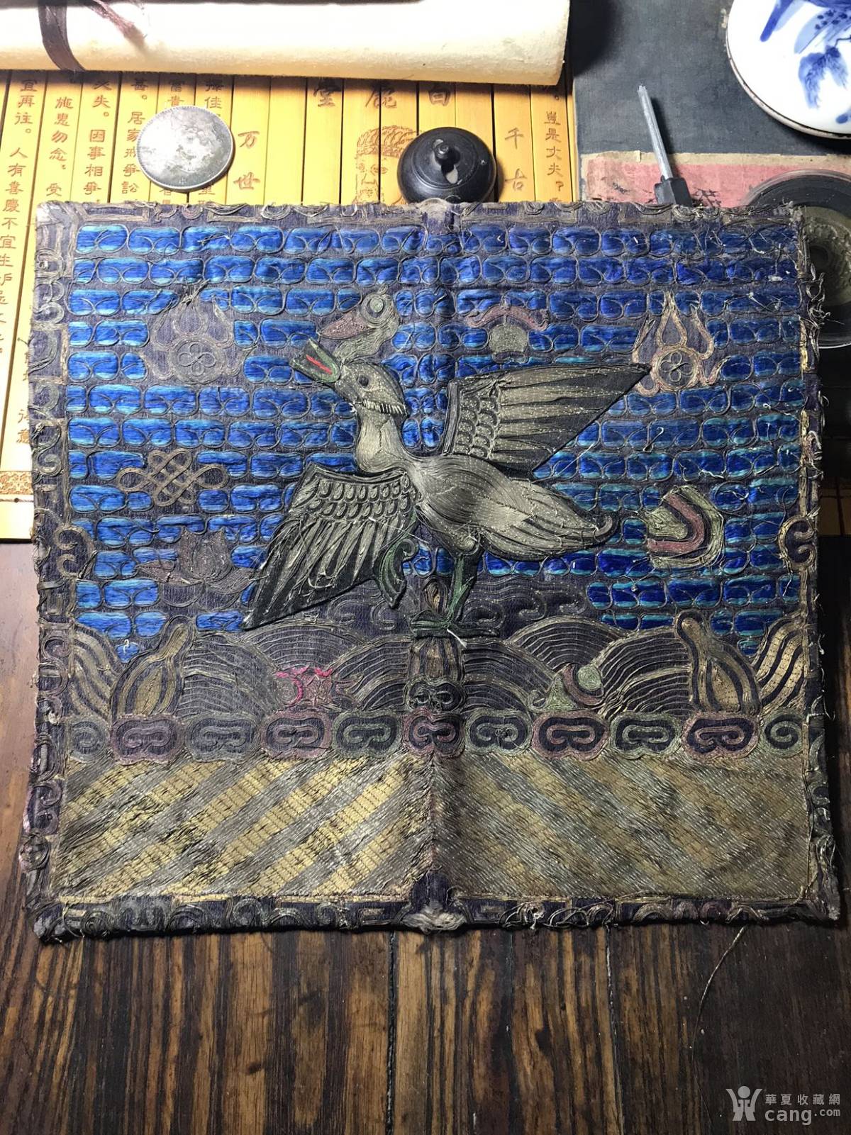 清代官服补子_地摊交易_华夏收藏网