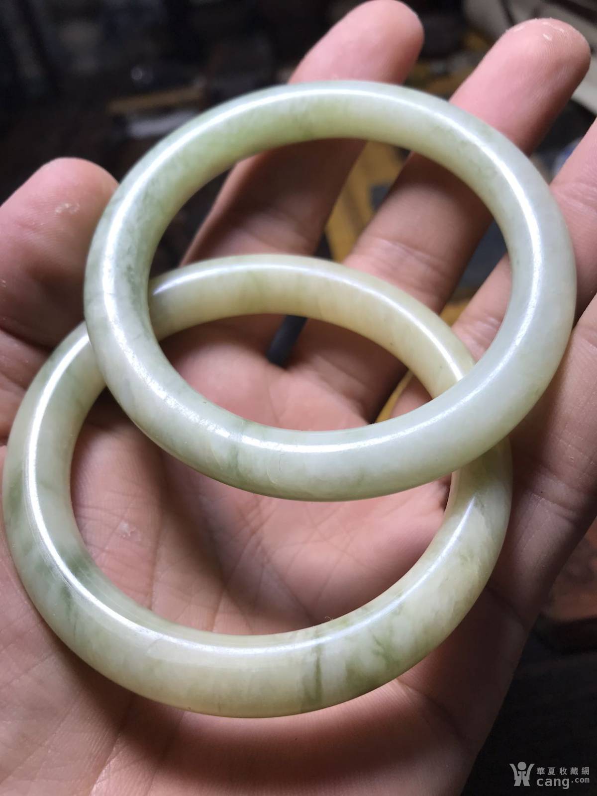 清代传世老玉手镯