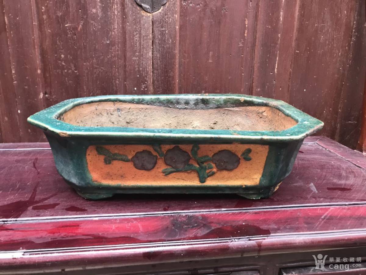 一个创汇老石湾花盆