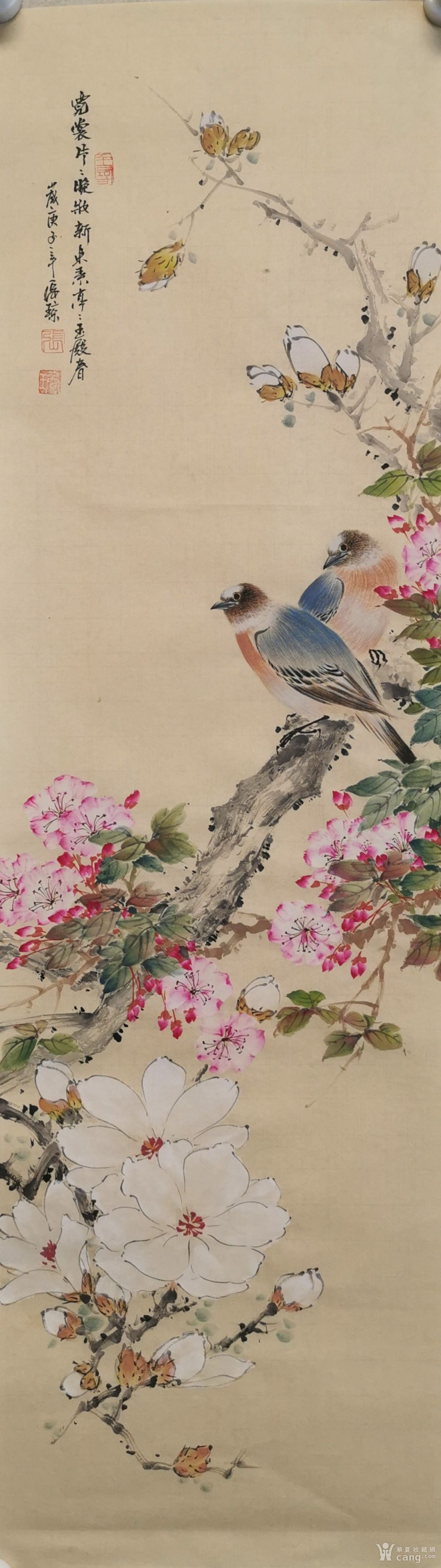 字画 国画 zq-21-41优秀青年女画家张琼兼工带写花鸟