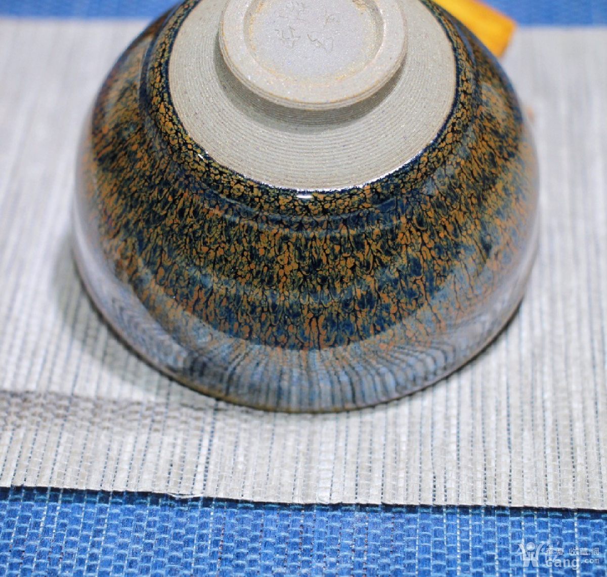 作品水墨丹青盏作者罗守华杯型束口盏