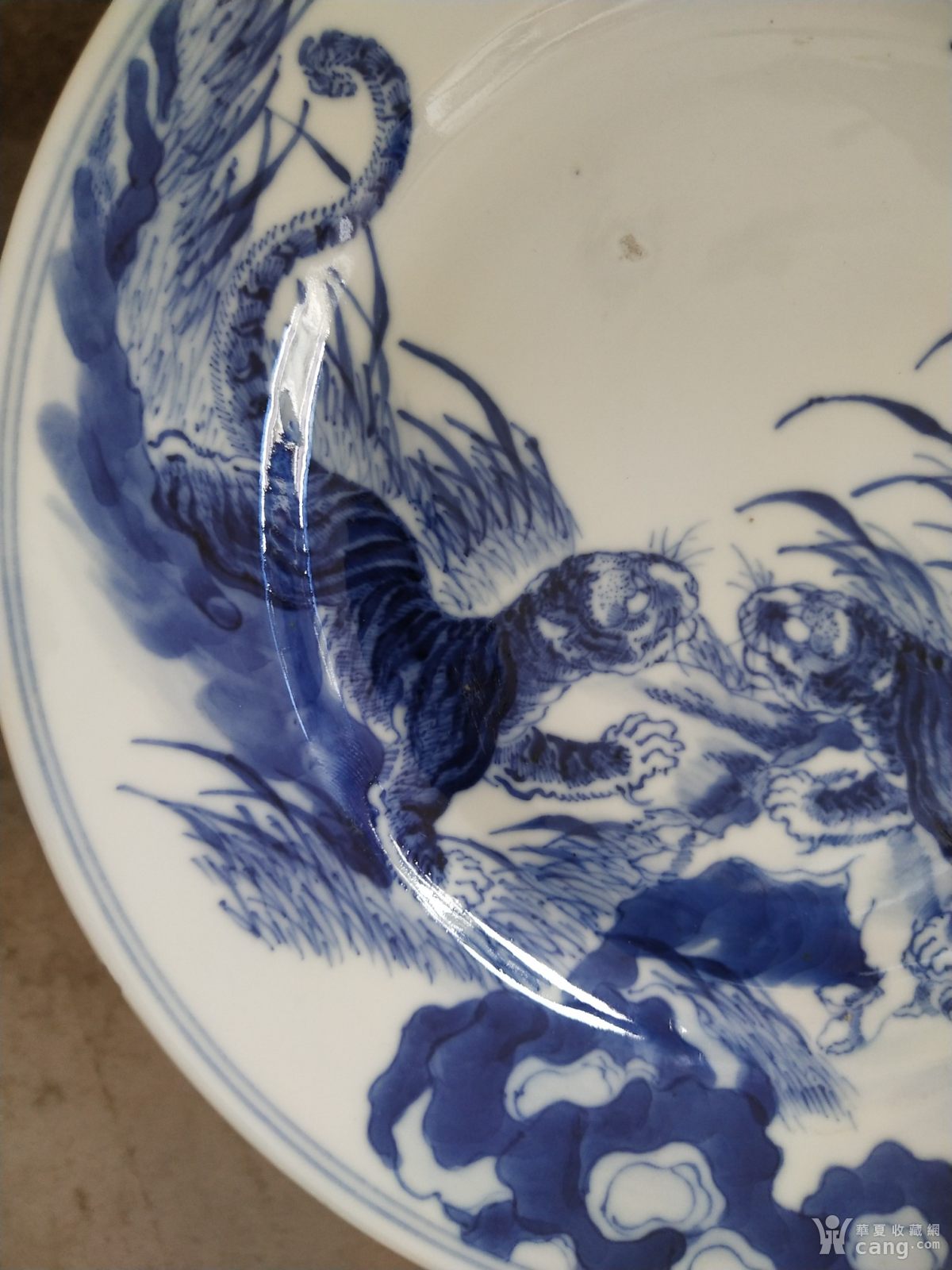 民国官窑青花盘