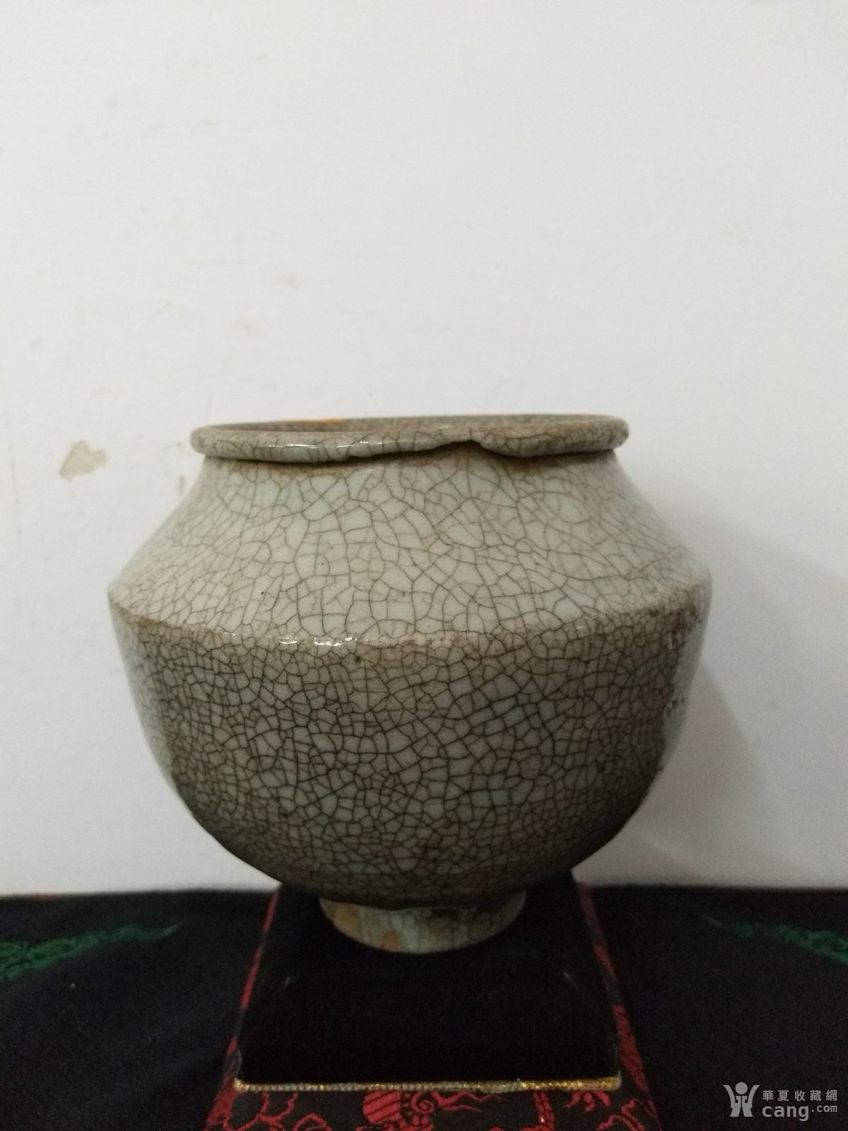 瓷器 高古 元代哥釉尊