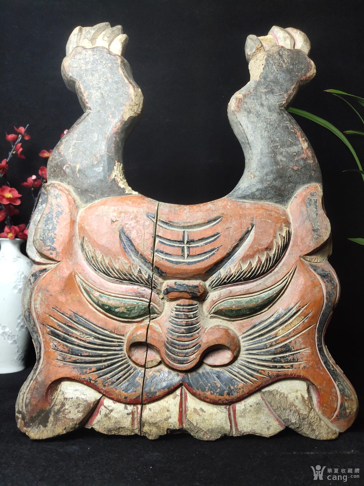 老吞口老木雕花板,古建构件 永春工雕花板老木器,潮汕金漆