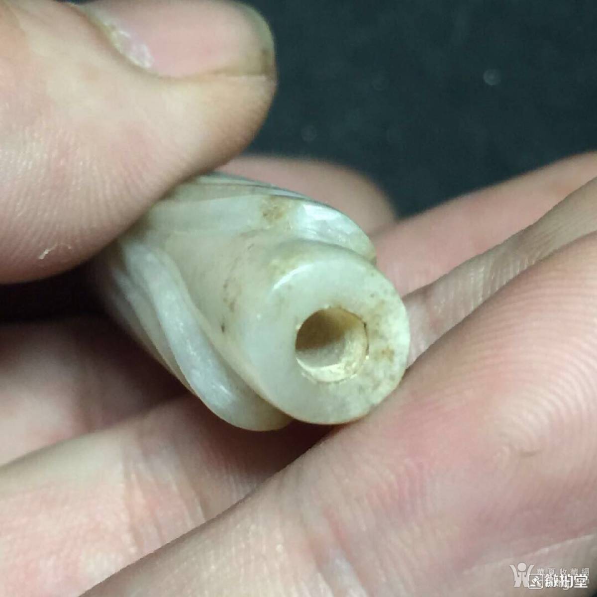 南宋白玉翁仲(新疆和田玉材质)