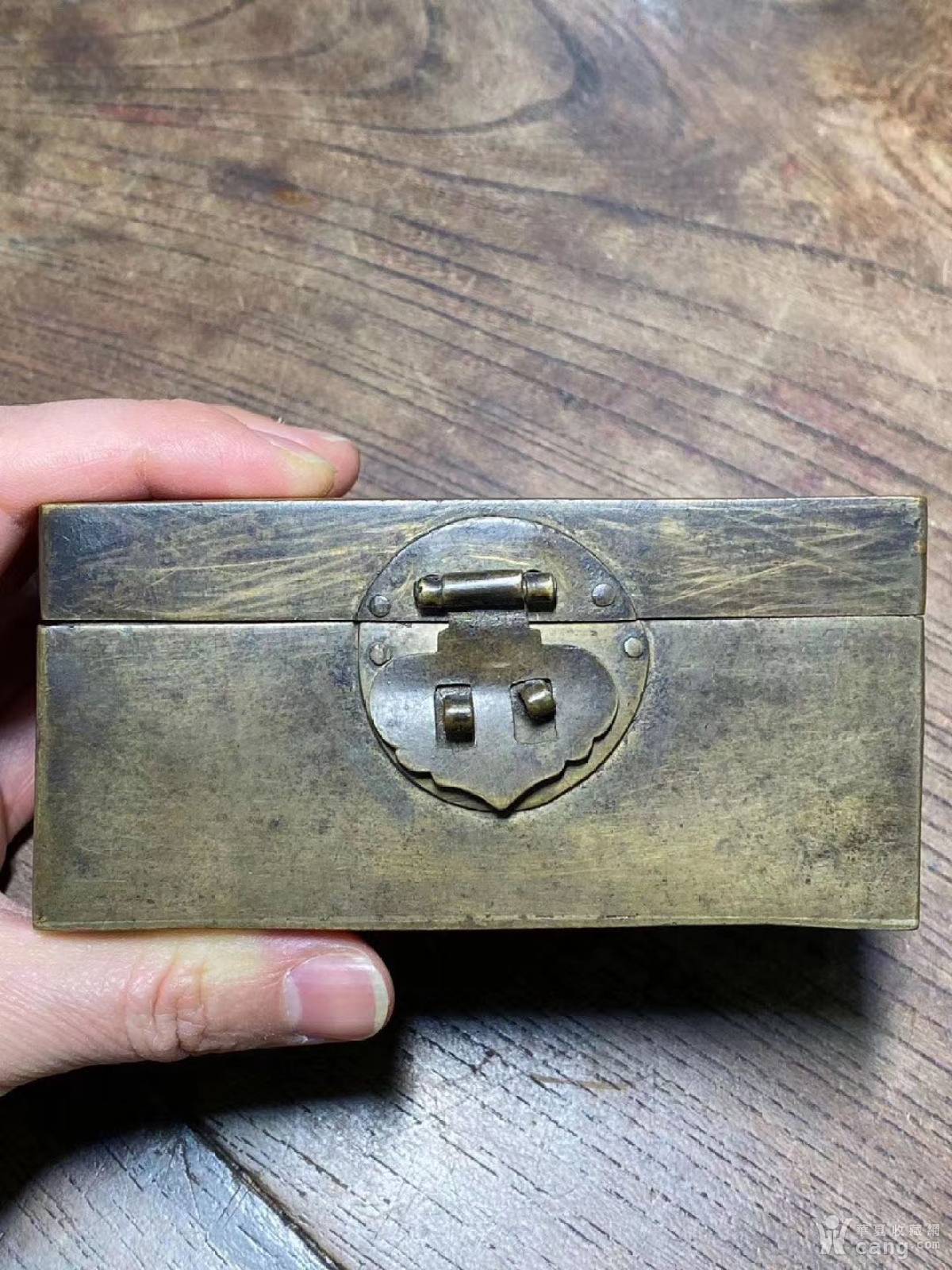 精巧铜制文房首饰印章盒